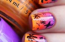 nails neon designs perfectly tanned skin well go will summer sunset manicure palms wonderful pair lots enjoy colors perfect choose