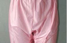 directoire vintage nylon knickers pink panties salmon bloomer