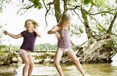 girl playing girls lake river denmark dance smiling stock videos istockphoto