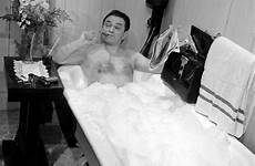 bath taking bubble 20th century actor movies man movie scene flashbak joy robinson edward cigar relaxing shower men film choose