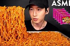 choi zach asmr spicy mukbang challenge fire noodle mala 4x talking années ago asmrhd