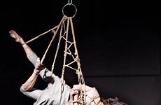 shibari japanese tying knot aerial rope suspension skills props