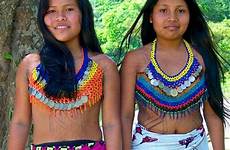 panama central native american tribal women indian america girls girl south indians people natives tribe beauty children culture embera cultures