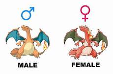 pokemon gender differences starters gen evolution fanart