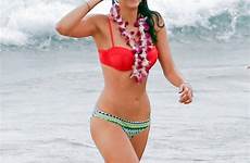 nina dobrev beach bikini maui outfits celebrities hollywood sexy top outfit celebs nude naked getaway green pool surf beachwear rocking