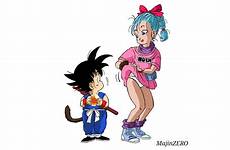 bulma goku dragon ball son deviantart