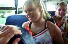 bus ride cheerleading