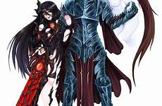 monster girl encyclopedia sword cursed armor living demon wiki original danbooru drawn female resized donmai