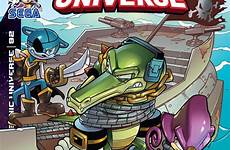 sonic archie universe hedgehog comic series issue pirate espio captain otter vector comics bee charmy crocodile chameleon zerochan princess wikia