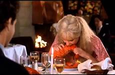 movie hannah daryl splash eat scene eating lobster meal