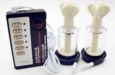 nipple stimulation electro shock pulse stim estim suction pump enlarger twist cup vacuum stimulator clit manual strip ebay