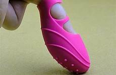 finger sex toy vibrator waterproof sleeve massager stimulator spot clitoral