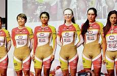 fiets wielrensters stropdas colombiaanse tenue nrc eens kostuum gele