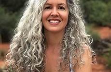 hair gray silver woman grey women sexy older beautiful long her feels sexier ever than curly natural she after embrace