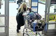 shoplifting walmart caught woman