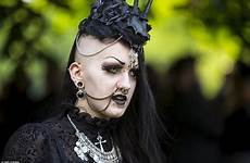 gothic horror festival wave victorian goth treffen gotik piercing piercings people india show germany weekend medieval there fashion steampunk rediff