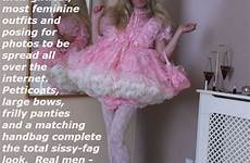 captions frilly prissy humiliation feminized mommys visit
