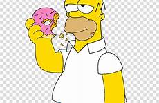 simpson homer simpsons bart marge grampa donut hiclipart clipground donuts