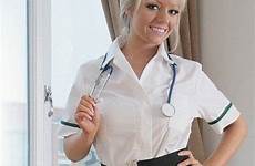 nurse uniform dressed