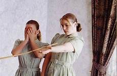 schoolgirl caned hands naughty caning school palm getting strokes were diff rent