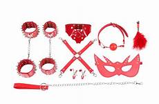 adult restraint flirting roleplay feather blindfold handcuffs bdsm bondage mouth fetish including toy kit game sex