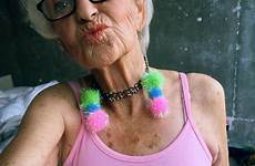 grandma baddie old granny instagram winkle badass cool year back stylish fashion sexy women epic some bling she bad hotline
