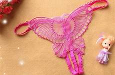 butterfly thongs string lace panties micro sexy crotchless underwear women open strings transparent femme bikini aliexpress sell ladies tangas clothing