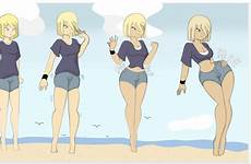 booty deviantart big shorts hips bump chompworks wide ass sequence female transformation hip drawings thong deviant