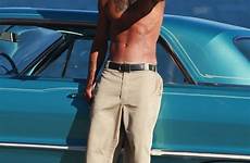 meeks jeremy shirtless his malibu abs tattoos candy man car shoot ripped photoshoot shows off topless felon bad boy hot
