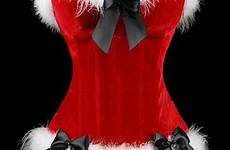 corset christmas sexy lingerie women santa tumblr saved lace rosegal top red