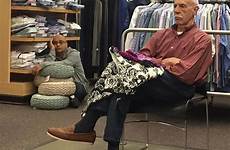 men shopping miserable wives waiting while their hilarious were