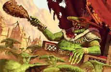 goblin mtg goblins warhammer rainer petter gathering gobelin fantastique personnages revelations remixes artstation