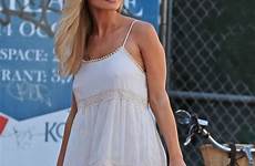 joanna dress krupa mini miami pokies white model february whote dresses beautiful hot short sexy summer girl celebrity legs celebmafia