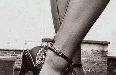 heels nylon stockings nylons seamed ankle strap stiletto high vintage stilettos 1950s 1940s pumps cry 1940 visit saved