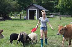 farm animals girl sony dsc camp into
