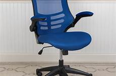 chair office swivel mesh ergonomic blue arms back task furniture flip mid flash walmart button