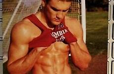 college handsome jock shirtless muscular line 4x6 p14 hips athletic male