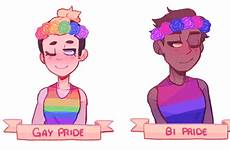 pride lgbt lgbtq bi drawings gay homo bisexual month lesbian character asexual pansexual memes choose board im manga rainbow happy
