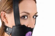 dildo face harness strict leather strap bdsm shop toy