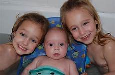 bath kids time girls two boy they love mommy eyed there brown blue yep same three right now get