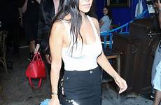 kourtney kardashian khloe dsquared2 boots lace thigh high heels shoot white braless she lengthen legs those lunch carried studio updates
