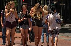 walking girls women shorts sidewalk ladies people street crowd wallpaper lady fashion festival road wallhere
