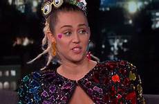 pink pasties miley cyrus nipple jimmy heart kimmel showing underboob wearing article singer candid pretty wrecking ball allowed pointed problem