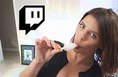 adriana chechik eating twitch popsicle banned seductively gameriv