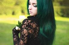 strayhair cheveux probably coiffure aurora greenish tally zielone haircrazy