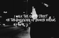 broken dreams boulevard gif tumblr love twitter green day lyrics white gifs song empty alone good greenday know music street