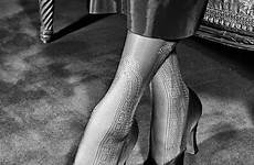 stockings vintage nylon 1950s classic 1940s 1940 capture lace allure 1948 calf panels mid run enhance ankles slim getty collection