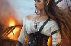 warrior fantasy women female elven elves girl elf woman elfa concept fairies character
