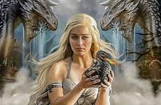 daenerys dragons thrones targaryen khaleesi