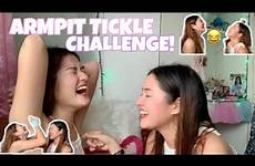 tickle armpit challenge feet